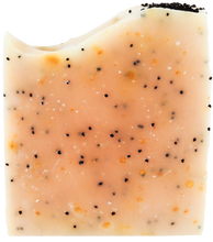 Load image into Gallery viewer, Lemon Poppy Seeds Exfoliating Soap Bar Made in Canada
